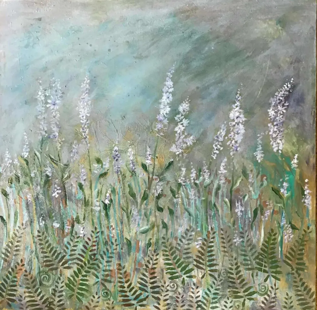 Woodland Mist, Acrylic On Canvas by Beth Palmer